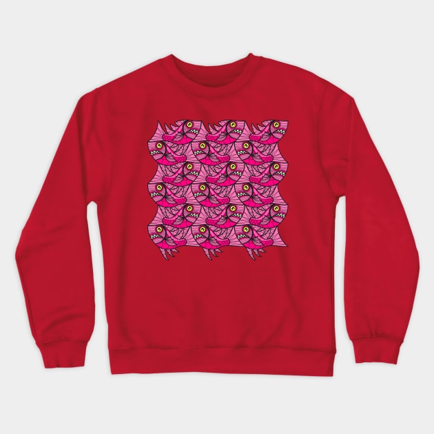 Escher fish pattern IX Crewneck Sweatshirt by Maxsomma
